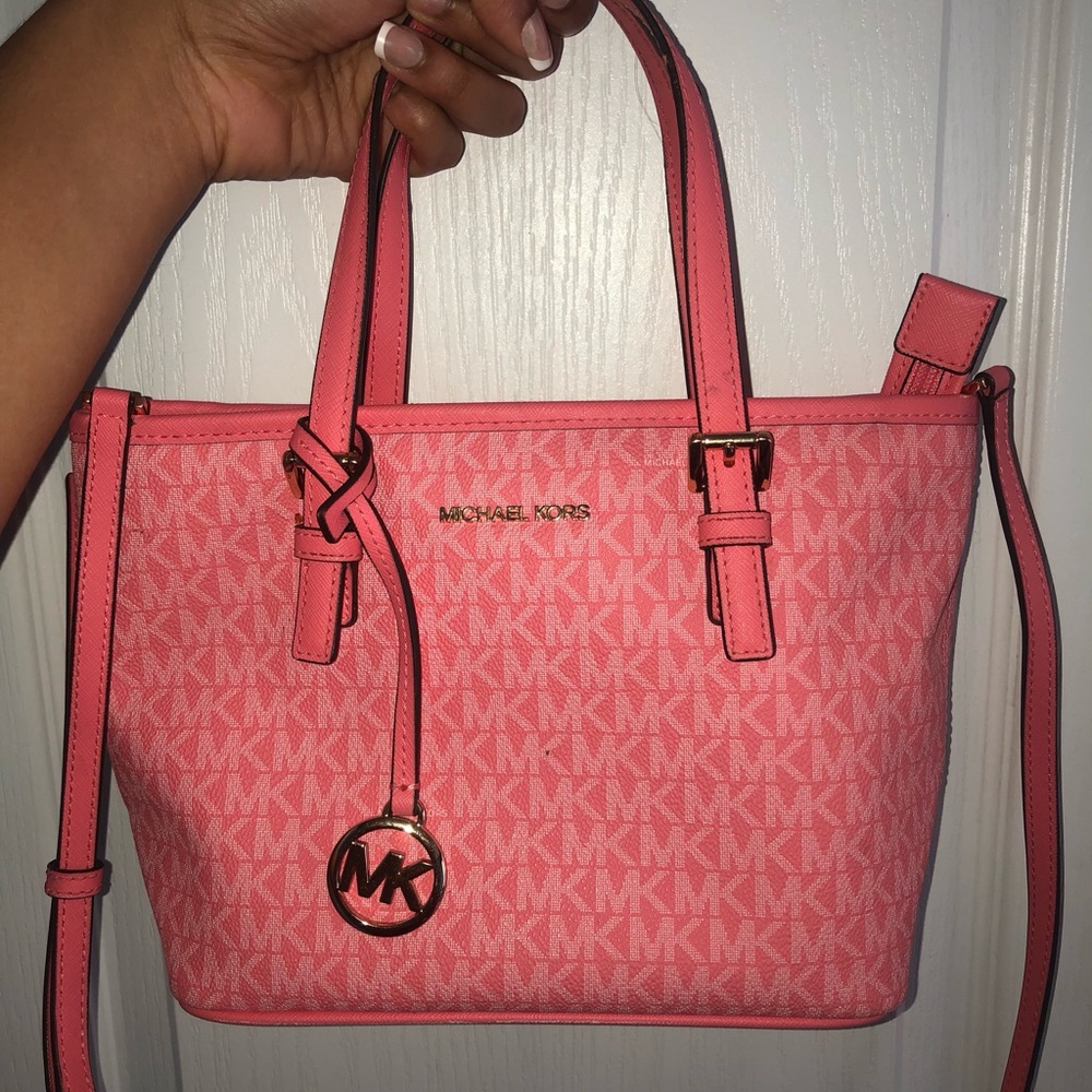 Michael Kors Coral Pink Tote